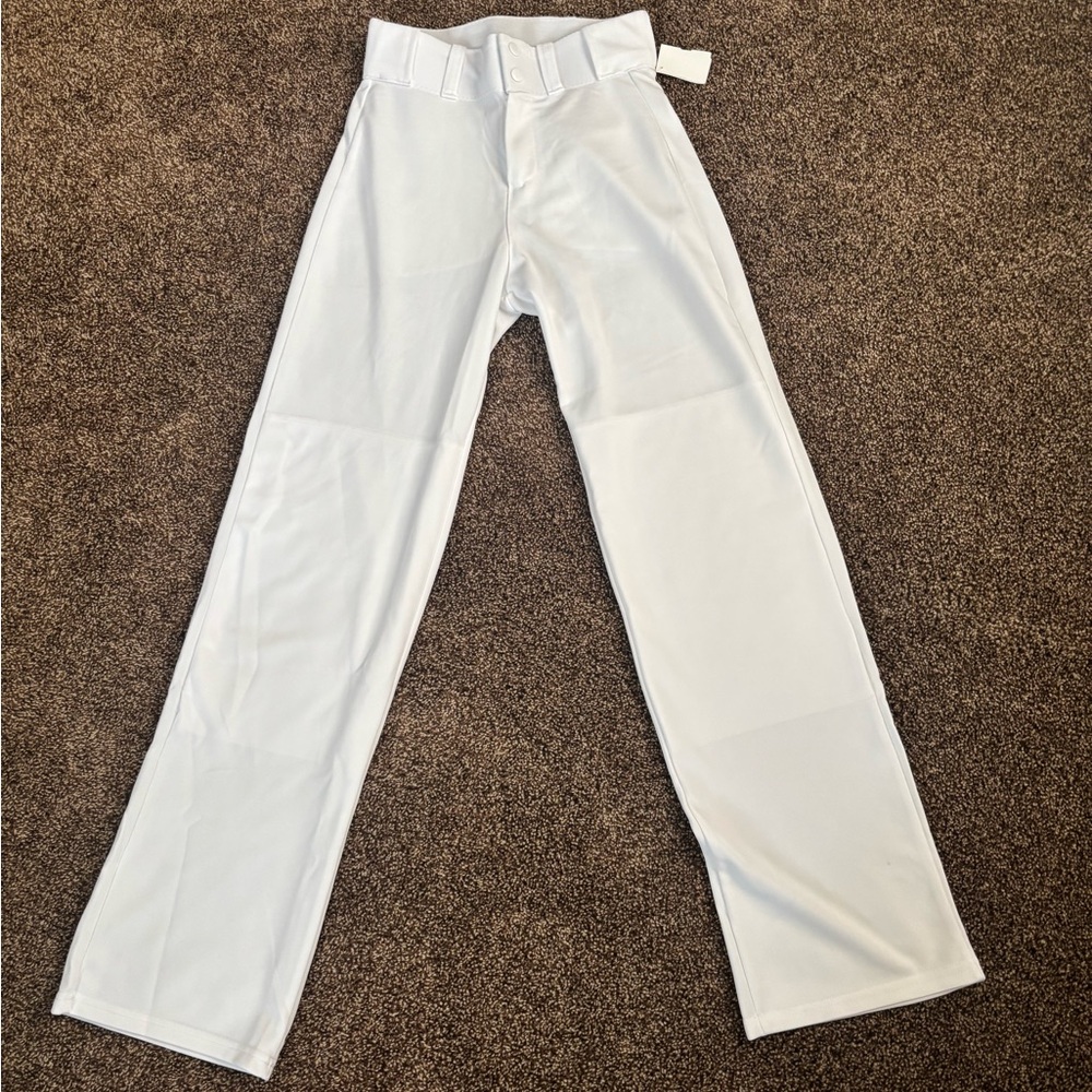 White Athletic Baseball Pants